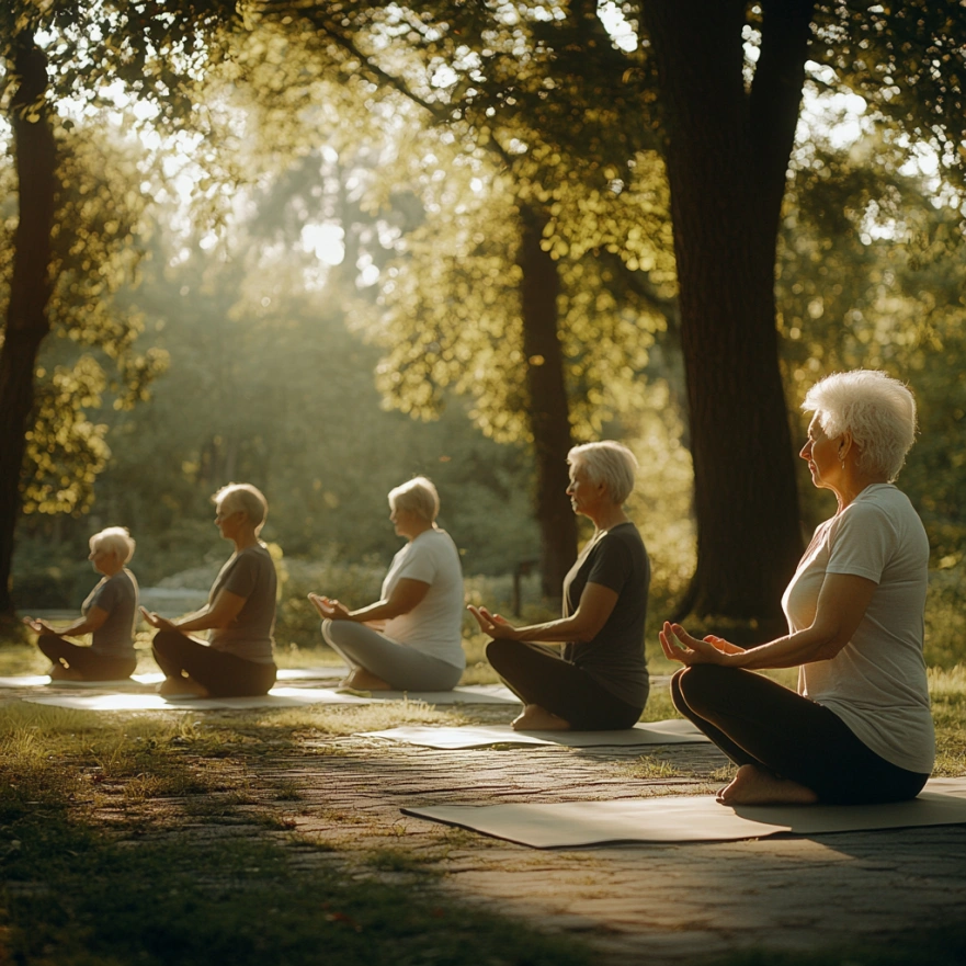 Практика асан на природі